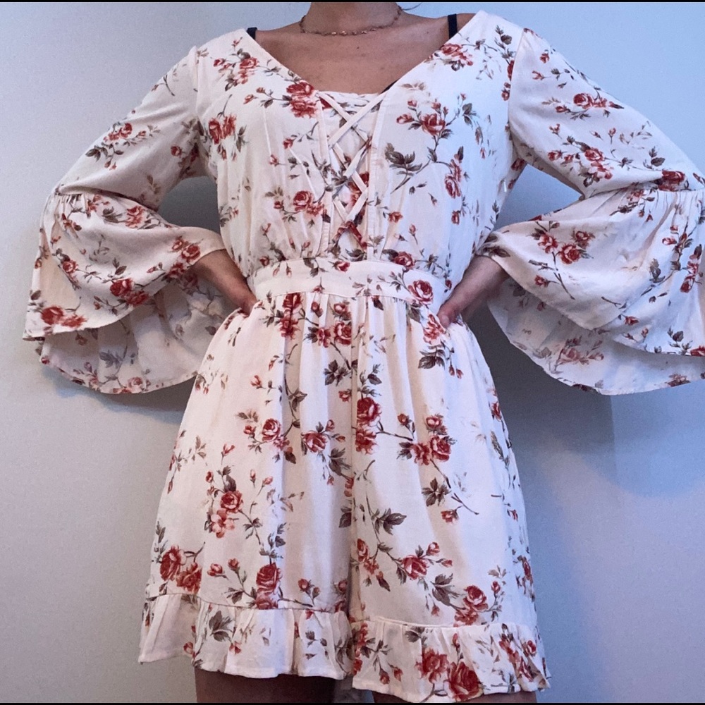 Cute floral romper